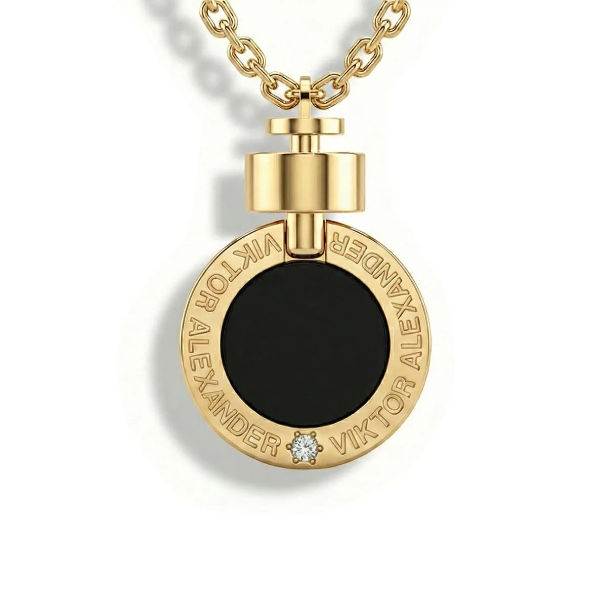 1889 Black Spinel 18-carat Gold Necklace – Viktor Alexander