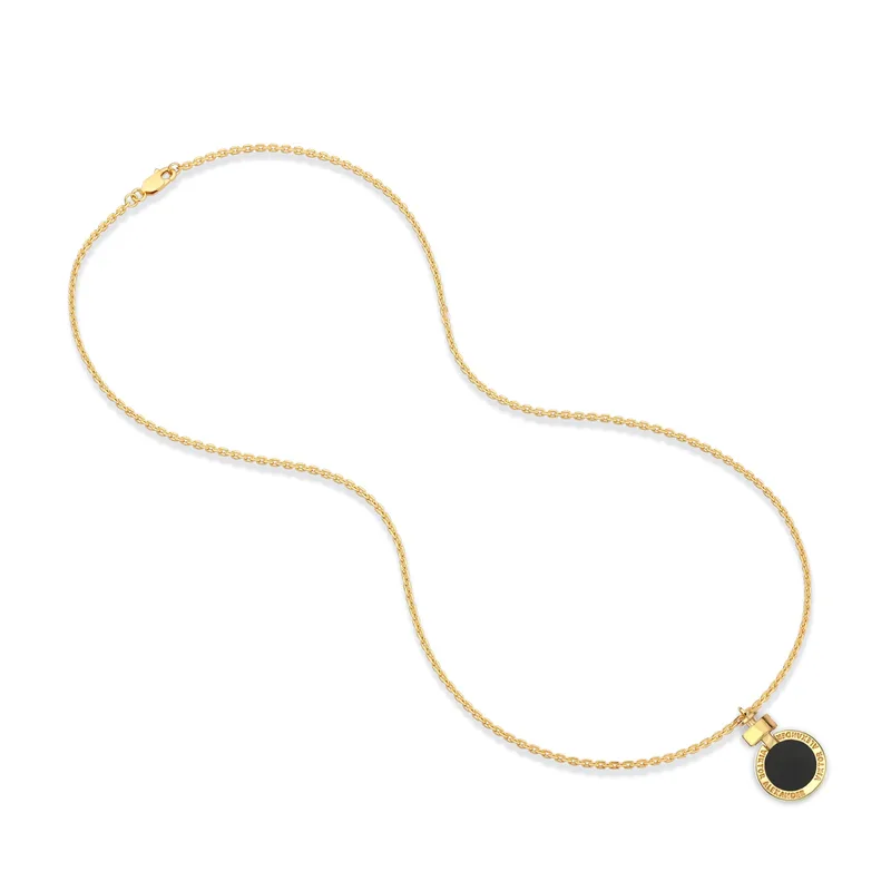 1889 Black Spinel 18-carat Gold Necklace