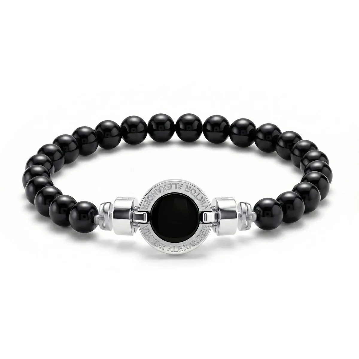 1889 Black Spinel 925 Silver Gemstone Bracelets – Viktor Alexander