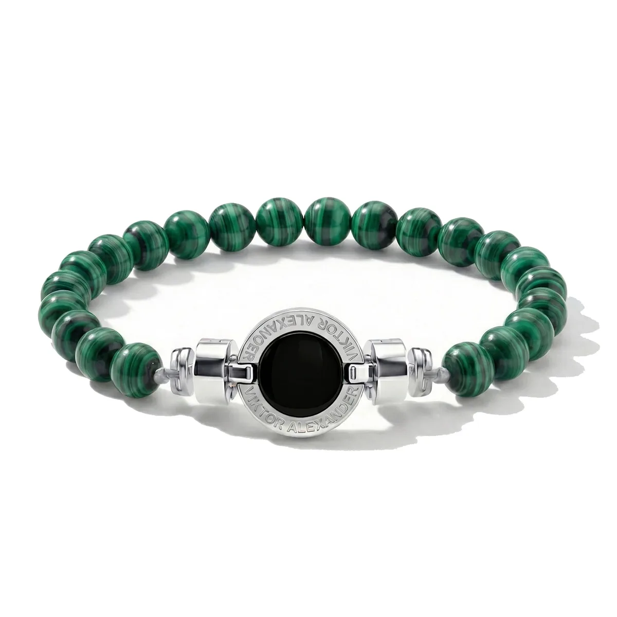 1889 Black Spinel 925 Silver Gemstone Bracelets, view 13 – Viktor Alexander