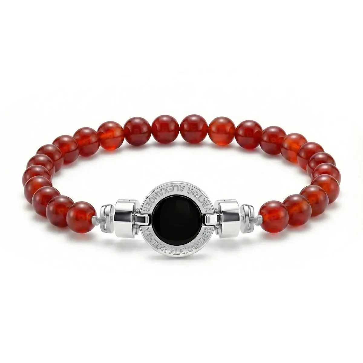 1889 Black Spinel 925 Silver Gemstone Bracelets, view 14 – Viktor Alexander