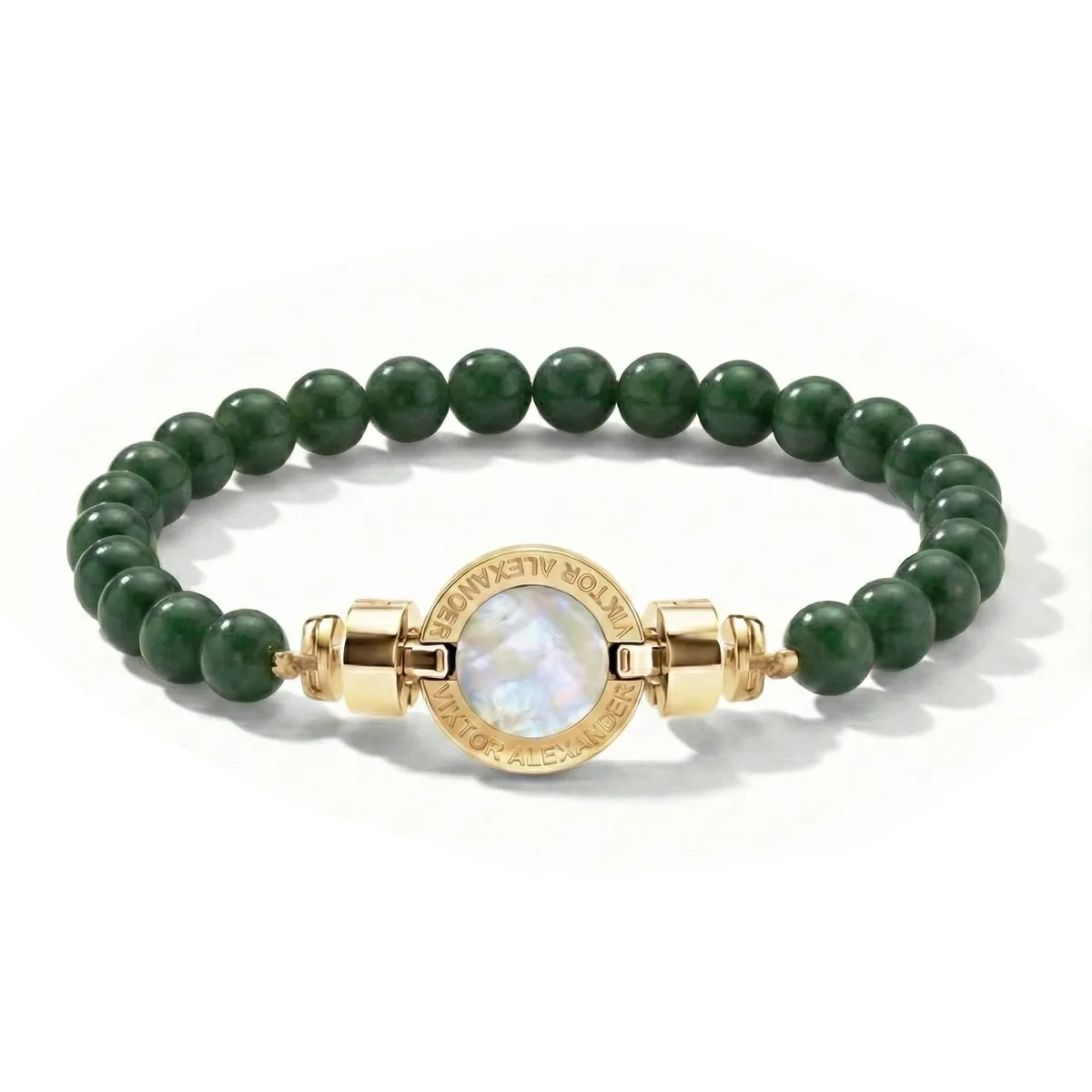1889 Collection 18-carat Gold Jadeite Bracelet – Viktor Alexander