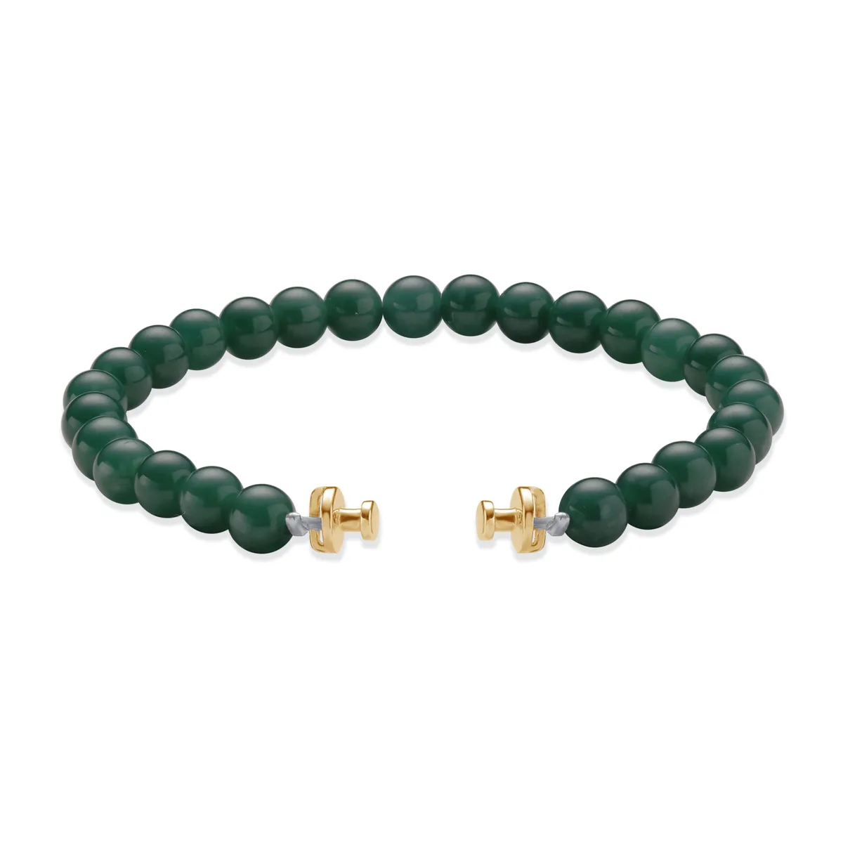 1889 Collection 18-carat Gold Jadeite Bracelet, view 3 – Viktor Alexander