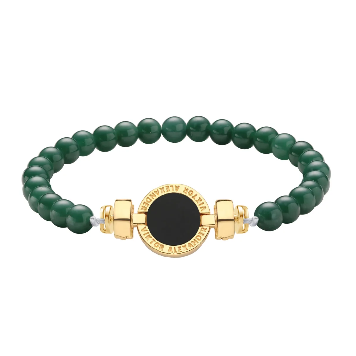 1889 Collection 18-carat Gold Jadeite Bracelet, view 4 – Viktor Alexander