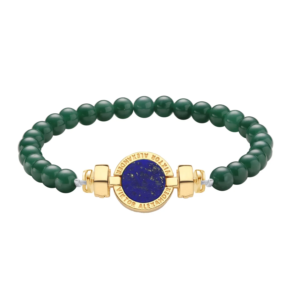 1889 Collection 18-carat Gold Jadeite Bracelet, view 5 – Viktor Alexander