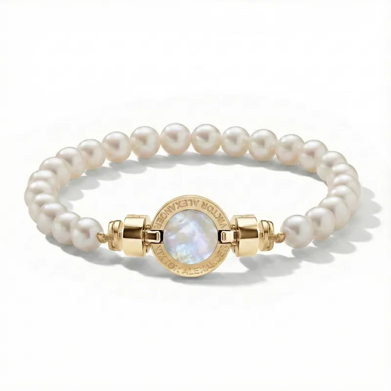 1889 Collection 18-carat Gold Pearl Bracelets