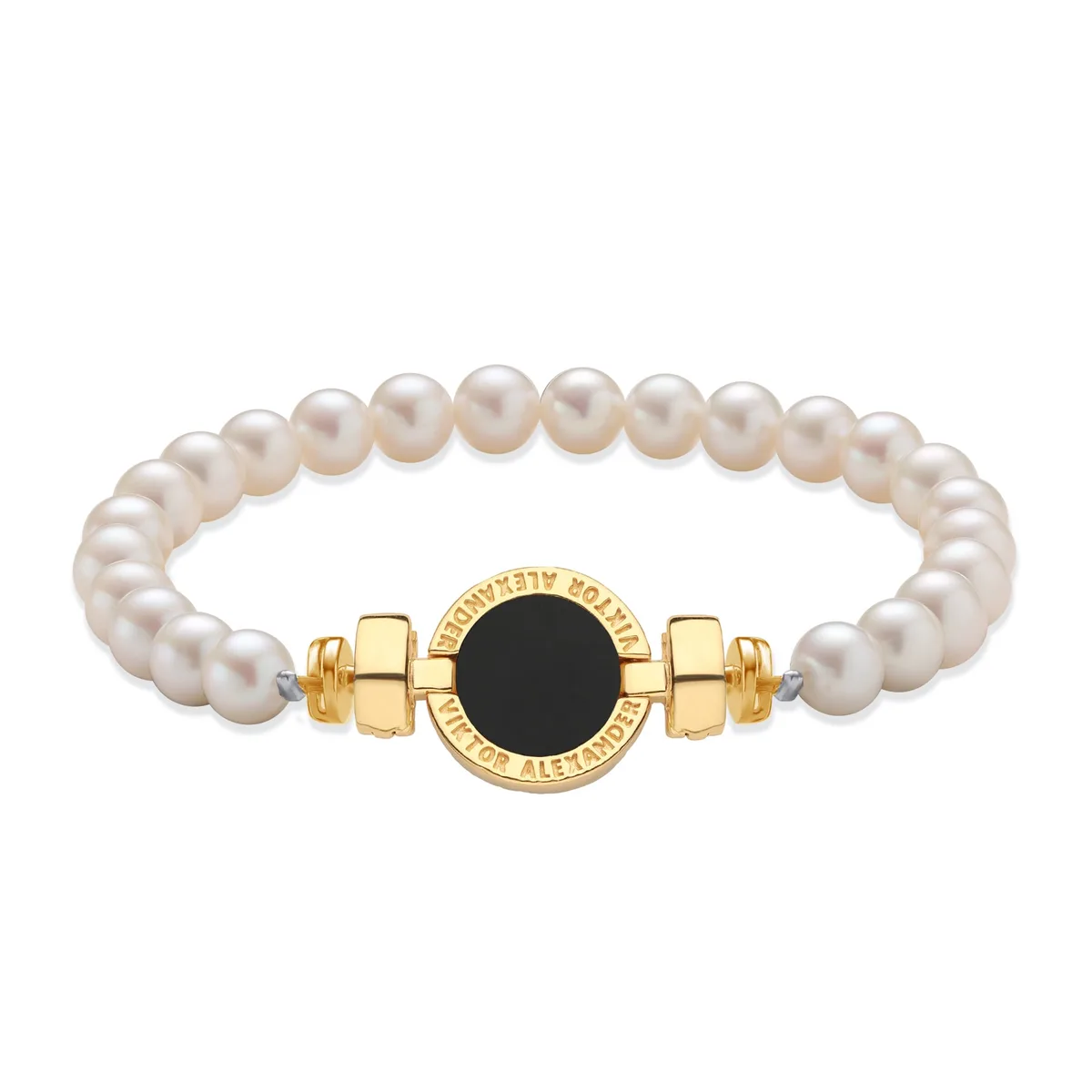 1889 Collection 18-carat Gold Pearl Bracelets, view 5 – Viktor Alexander