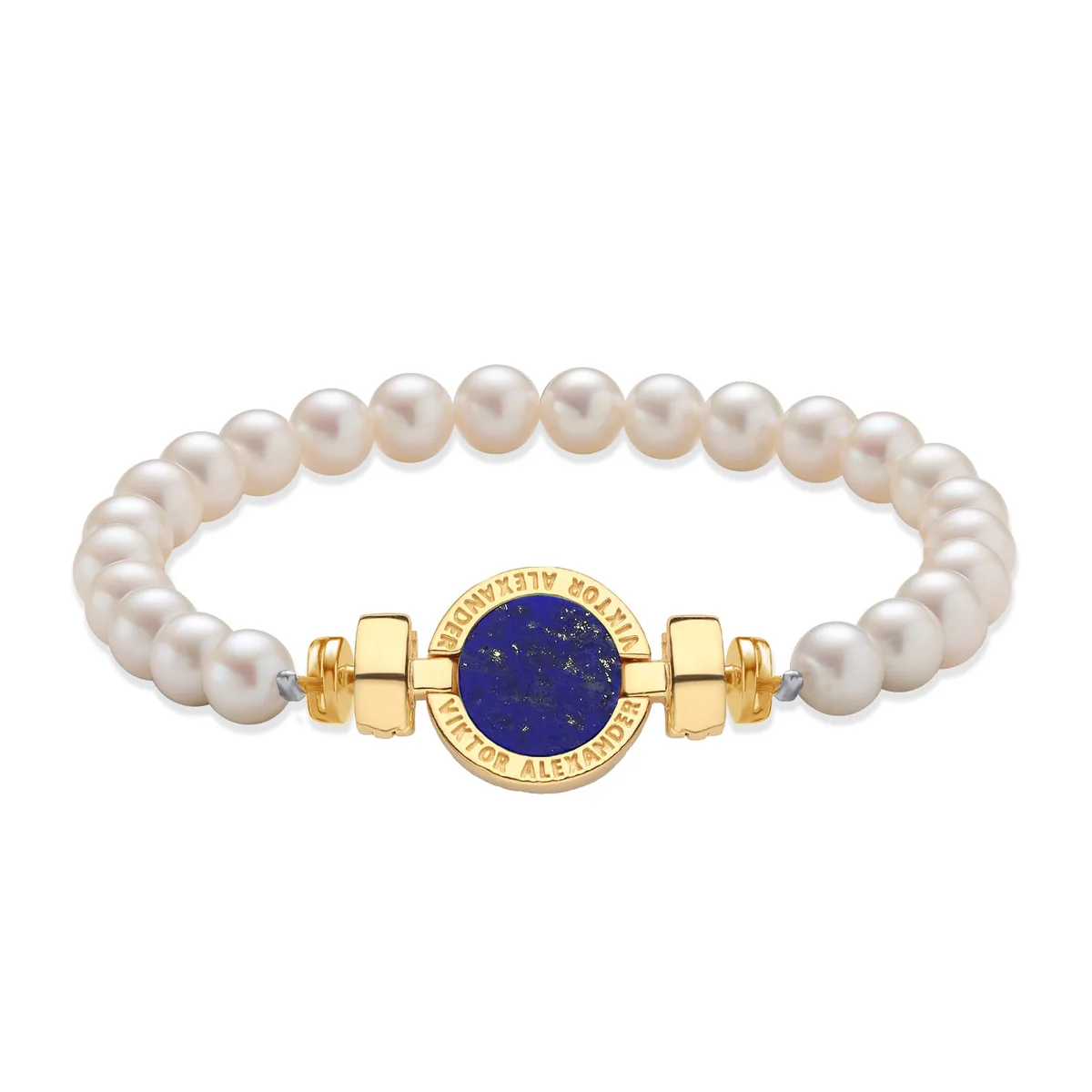 1889 Collection 18-carat Gold Pearl Bracelets, view 6 – Viktor Alexander