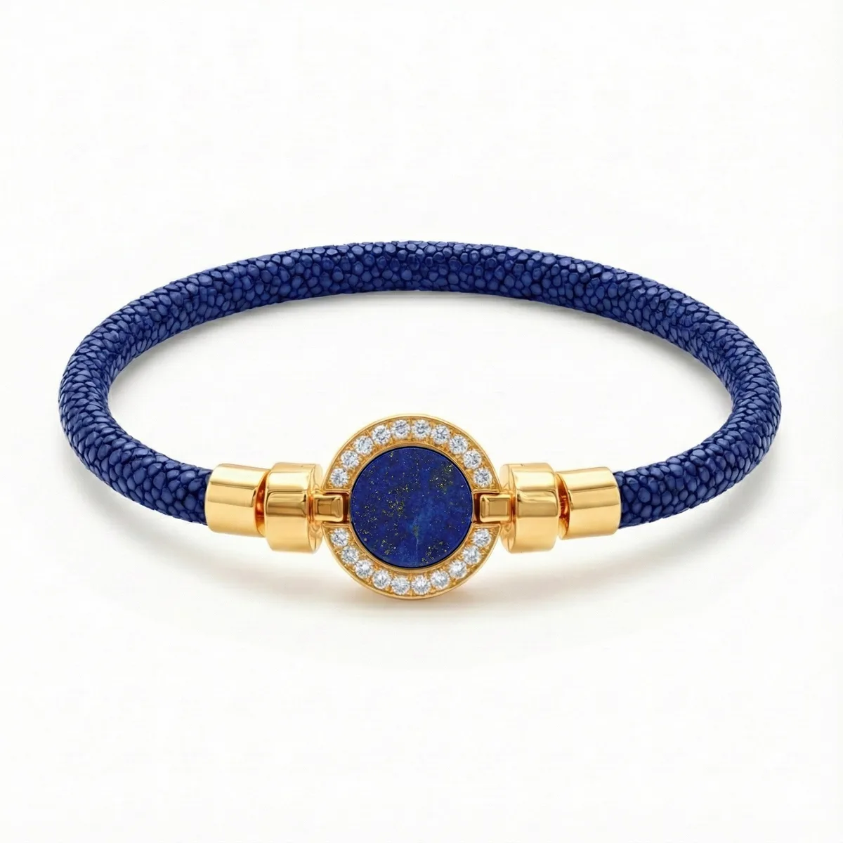 1889 Pave Collection 18-carat Gold with Stingray Leather Bracelet, view 10 – Viktor Alexander