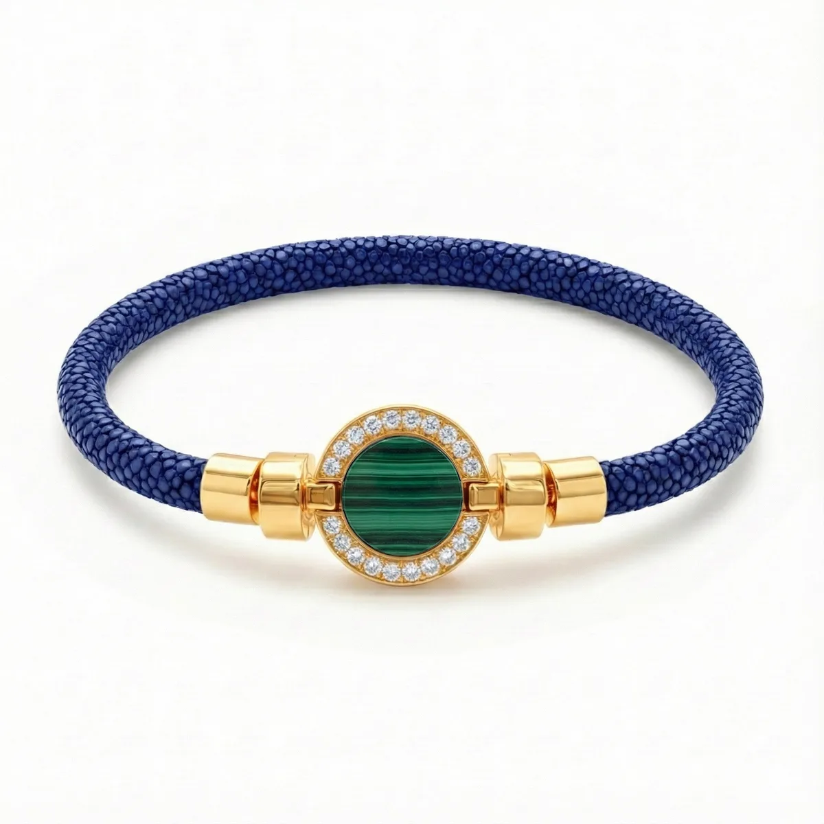 1889 Pave Collection 18-carat Gold with Stingray Leather Bracelet, view 12 – Viktor Alexander