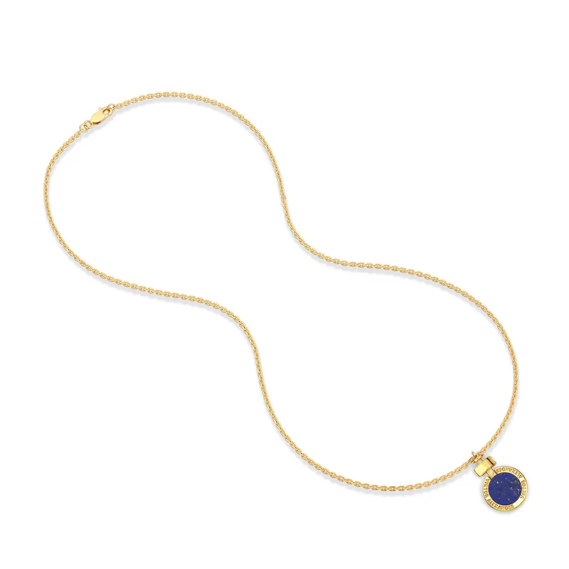 1889 Lapis Lazuli 18-carat Gold Necklace