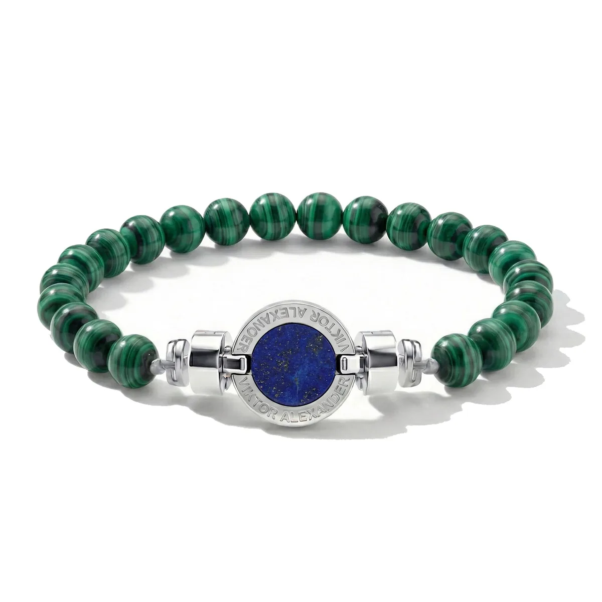 1889 Lapis Lazuli 925 Silver Gemstone Bracelets, view 10 – Viktor Alexander