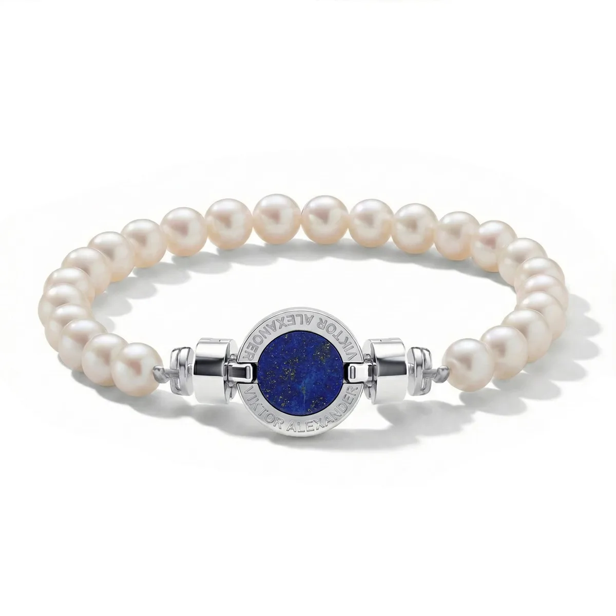 1889 Lapis Lazuli 925 Silver Gemstone Bracelets, view 12 – Viktor Alexander