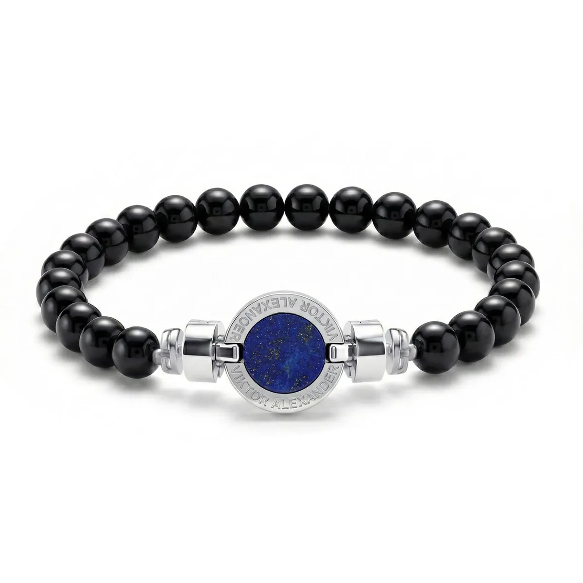 1889 Lapis Lazuli 925 Silver Gemstone Bracelets, view 13 – Viktor Alexander