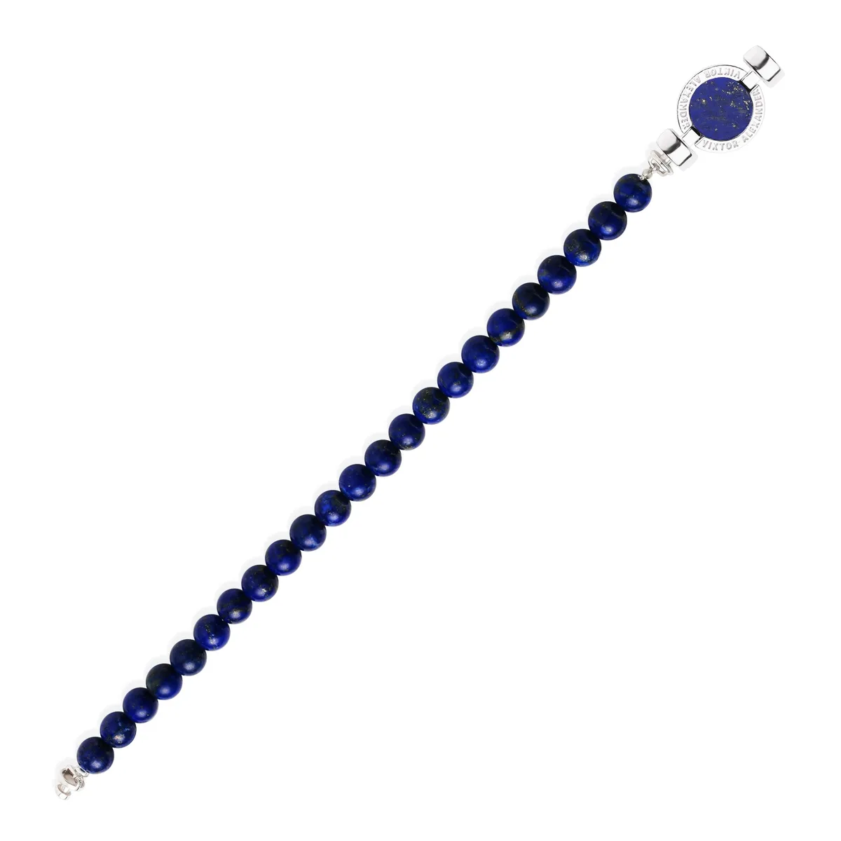1889 Lapis Lazuli 925 Silver Gemstone Bracelets, view 2 – Viktor Alexander