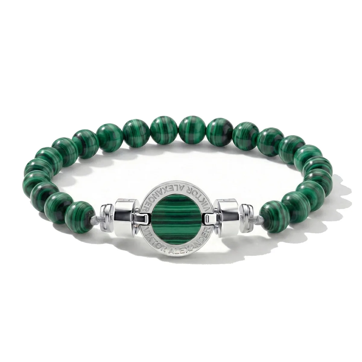1889 Malachite 925 Silver Gemstone Bracelets – Viktor Alexander