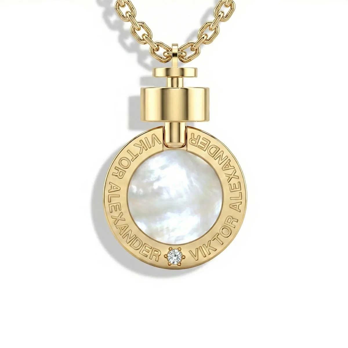1889 Mother of Pearl 18-carat Gold Necklace – Viktor Alexander