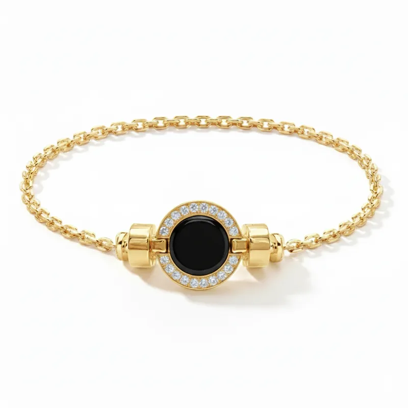 1889 Pave Collection 18-carat Gold Bracelet