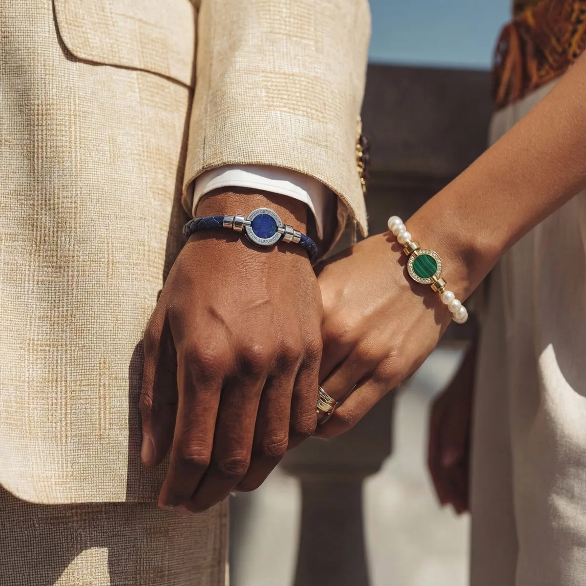 1889 Pave Collection 18-carat Gold Pearl Bracelets, view 6 – Viktor Alexander