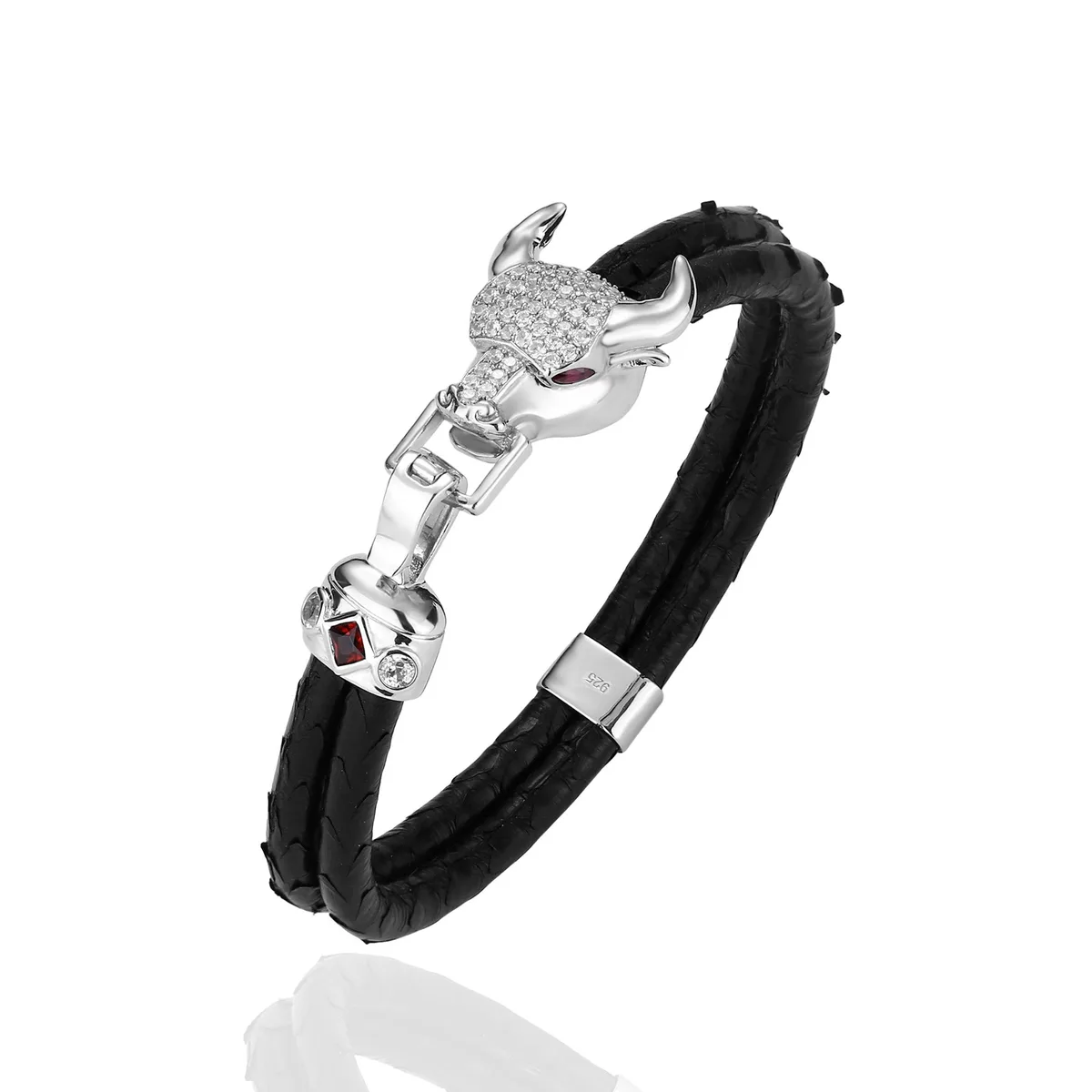 925 Bull Duma X Bracelet – Viktor Alexander