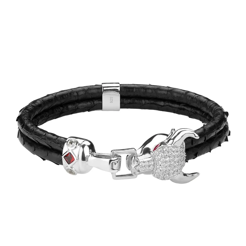 925 Bull Duma X Bracelet