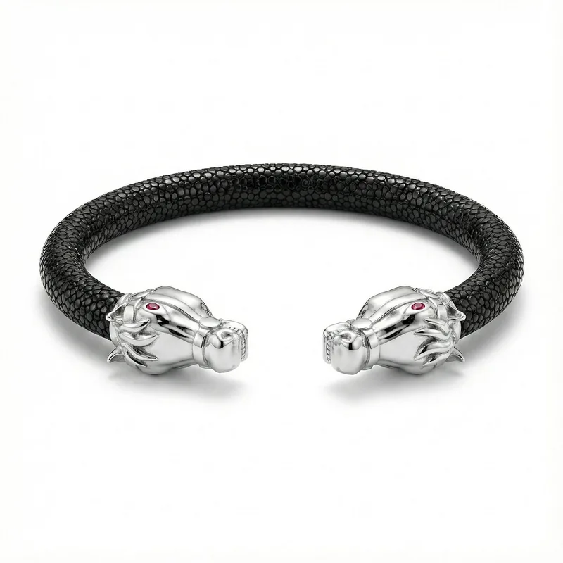 925 Horse Eternity X Bracelet