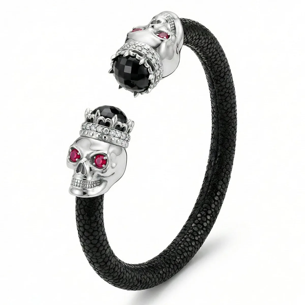 925 Skull Royale Eternity X Stingray Bracelet – Viktor Alexander