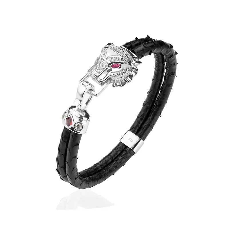 925 Tiger Duma X Bracelet