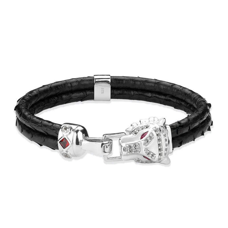 925 Tiger Duma X Bracelet