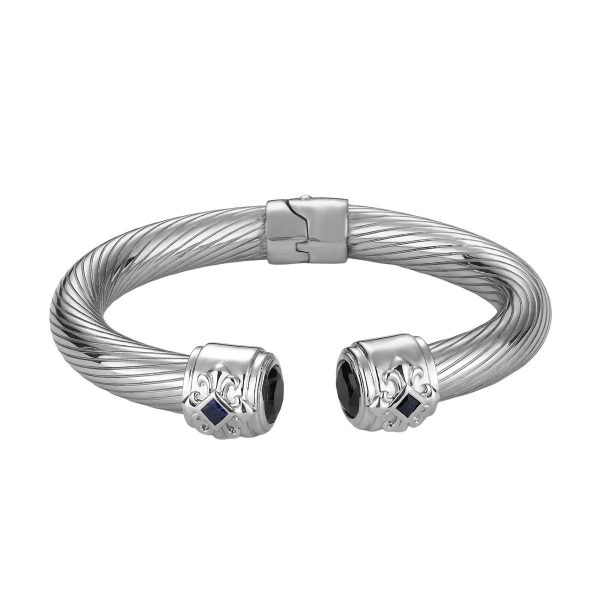 925PT Fleur De Fleur Bangle, view 2 – Viktor Alexander