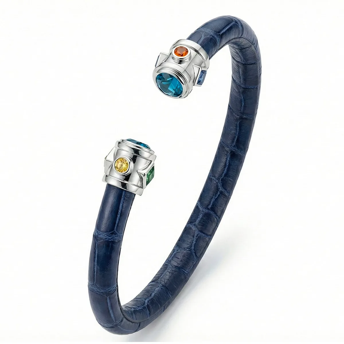 BE Eternity 925 London Blue Topaz & Fancy Sapphire Stingray Bracelet – Viktor Alexander