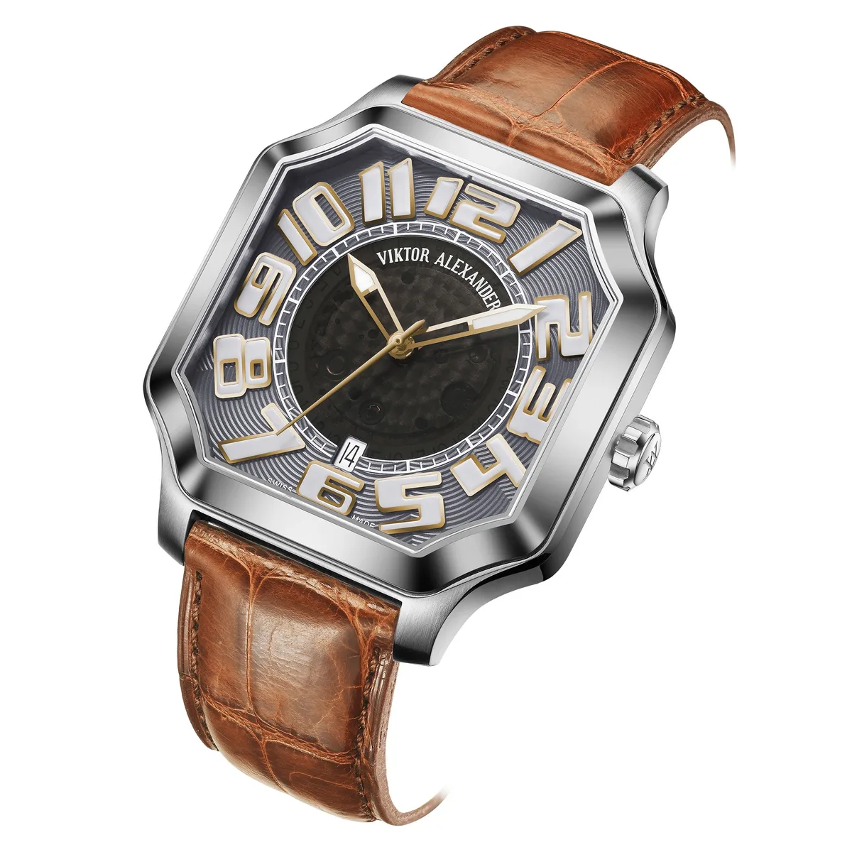 Ref. 1200-C100 Swiss Automatic Watch, view 2 – Viktor Alexander