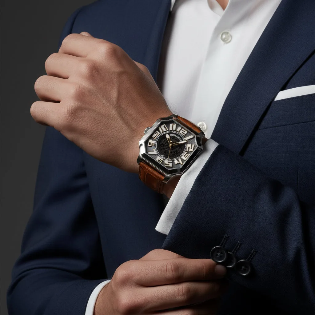 Ref. 1200-C100 Swiss Automatic Watch, view 5 – Viktor Alexander