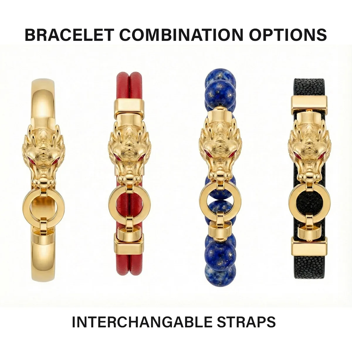 DRACO REGALIA 18K GOLD BRACELET, view 7 – Viktor Alexander