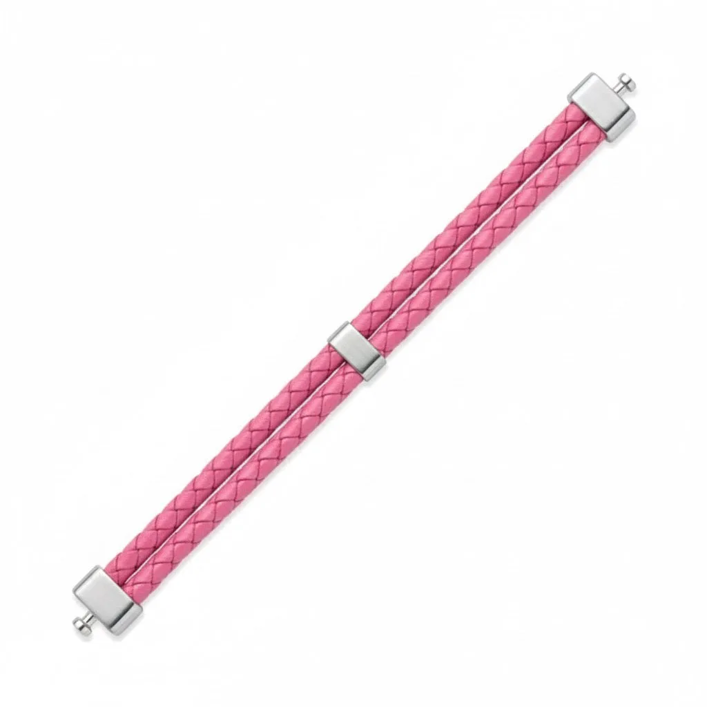 Dual Italian Weaved Calf Bracelet (Pastel Colours), view 11 – Viktor Alexander