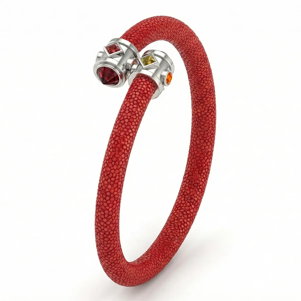 Eternity 925 Garnet & Fancy Sapphire Stingray Bracelet – Viktor Alexander