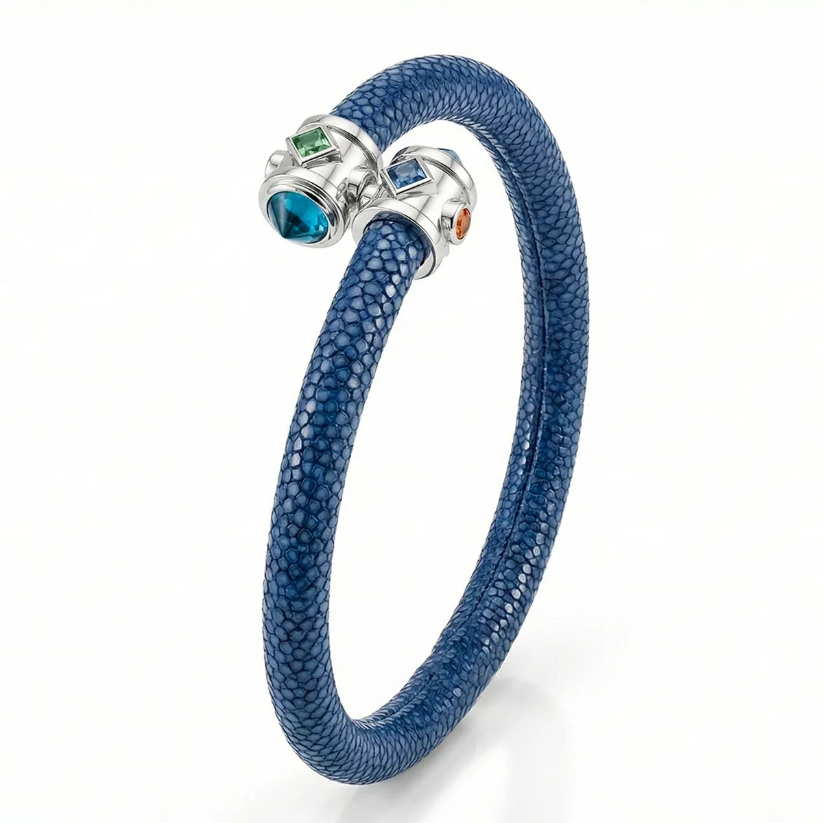 Eternity 925 London Blue Topaz & Fancy Sapphire Stingray Bracelet – Viktor Alexander