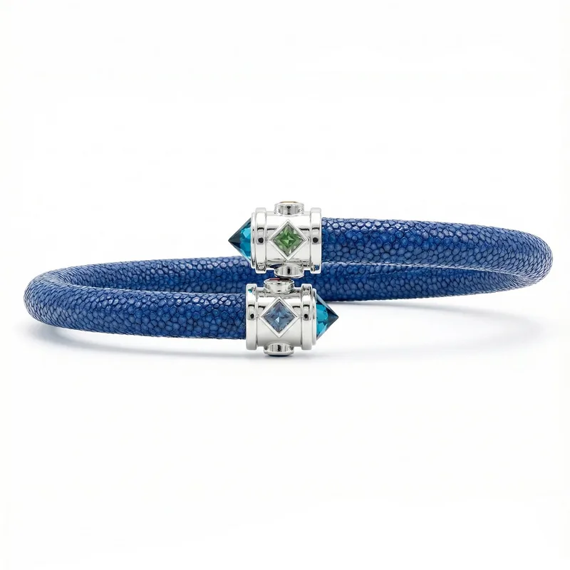 Eternity 925 London Blue Topaz & Fancy Sapphire Stingray Bracelet