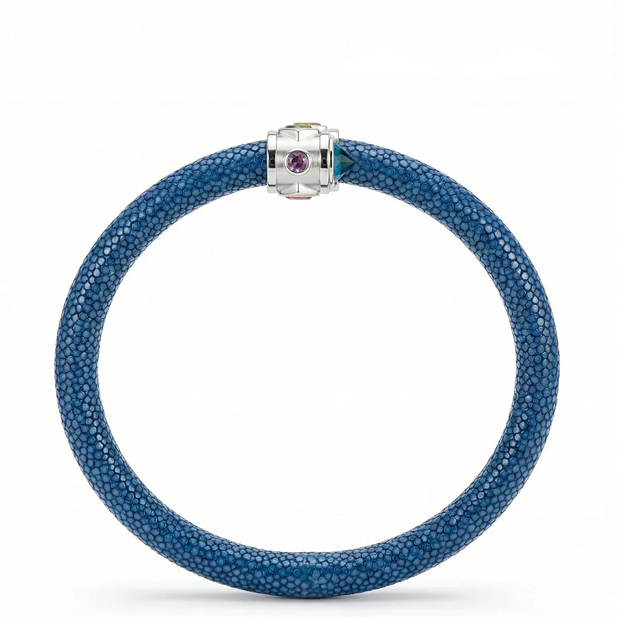 Eternity 925 London Blue Topaz & Fancy Sapphire Stingray Bracelet, view 3 – Viktor Alexander