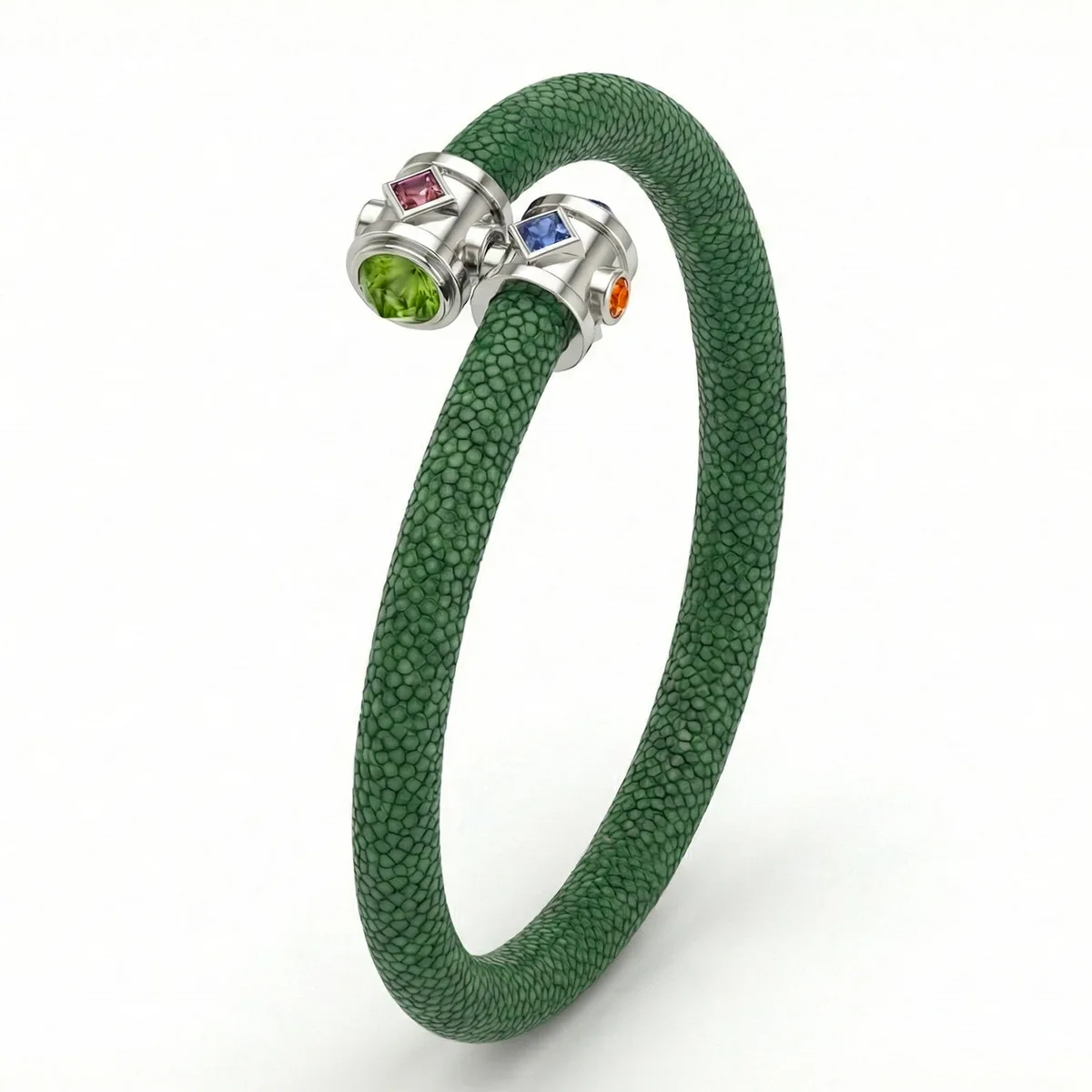 Eternity 925 Peridot & Fancy Sapphire Stingray Bracelet – Viktor Alexander