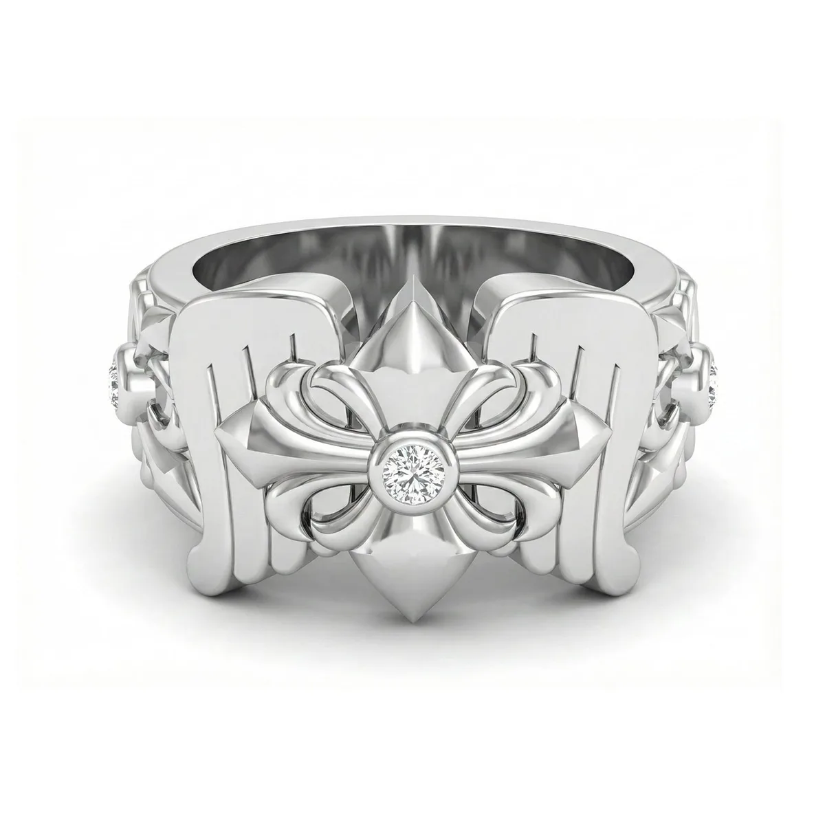 FDL01 Angel Wings Platinum PT950 Men’s Ring – Viktor Alexander