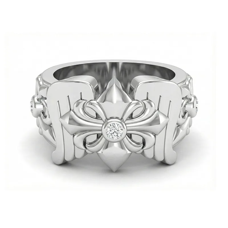 FDL01 Angel Wings Platinum PT950 Men’s Ring
