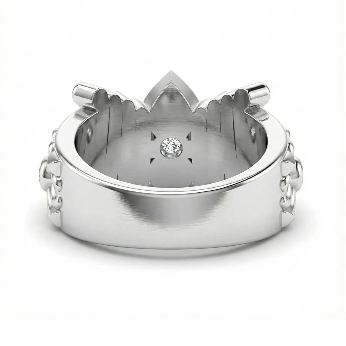 FDL01 Angel Wings Platinum PT950 Men’s Ring, view 2 – Viktor Alexander