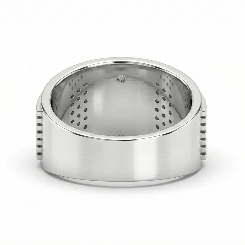 FDL01 Fleur de Lis Platinum PT950 Men’s Ring
