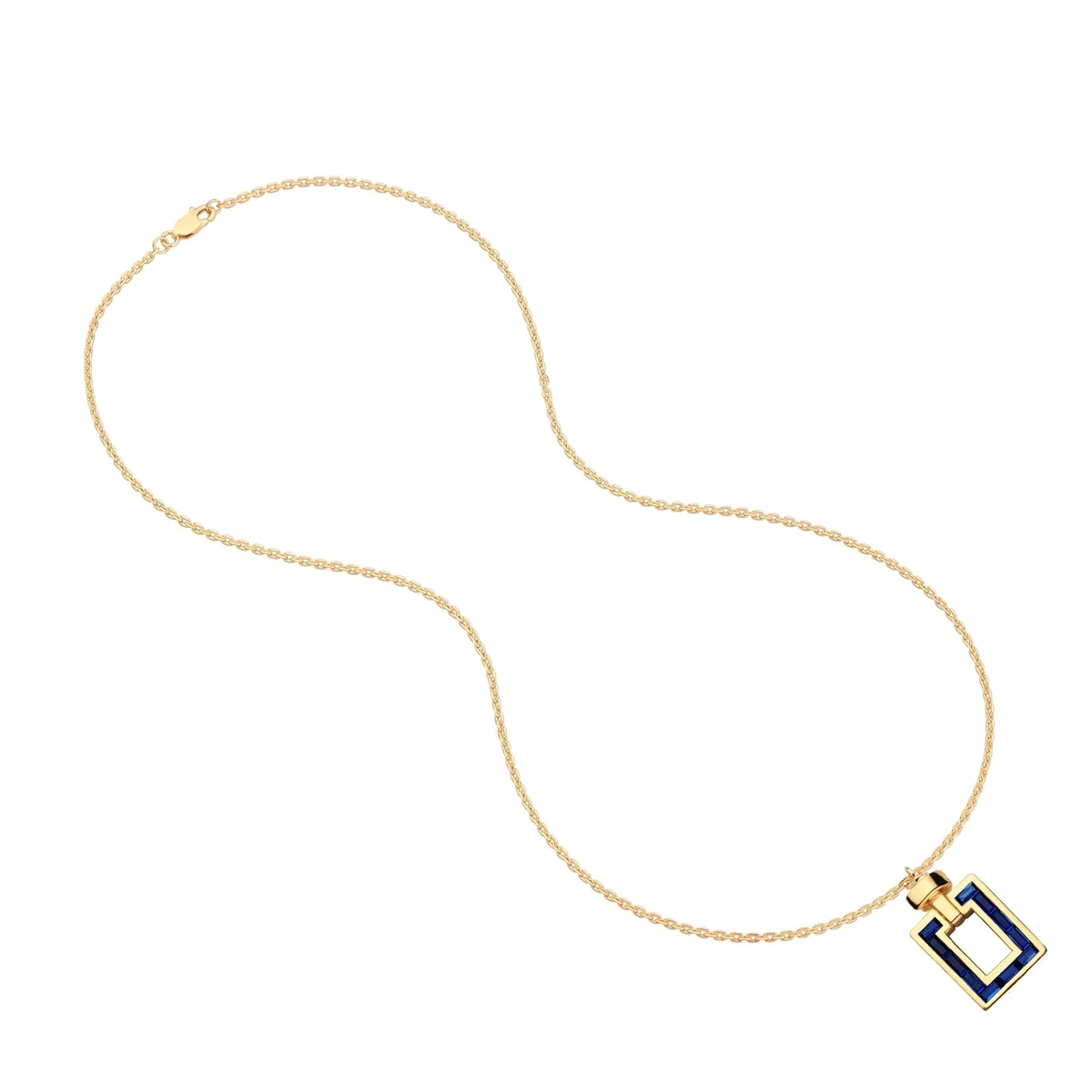 Magnum Opus XL Blue Sapphire 18-carat gold Pendant with Necklace, view 2 – Viktor Alexander