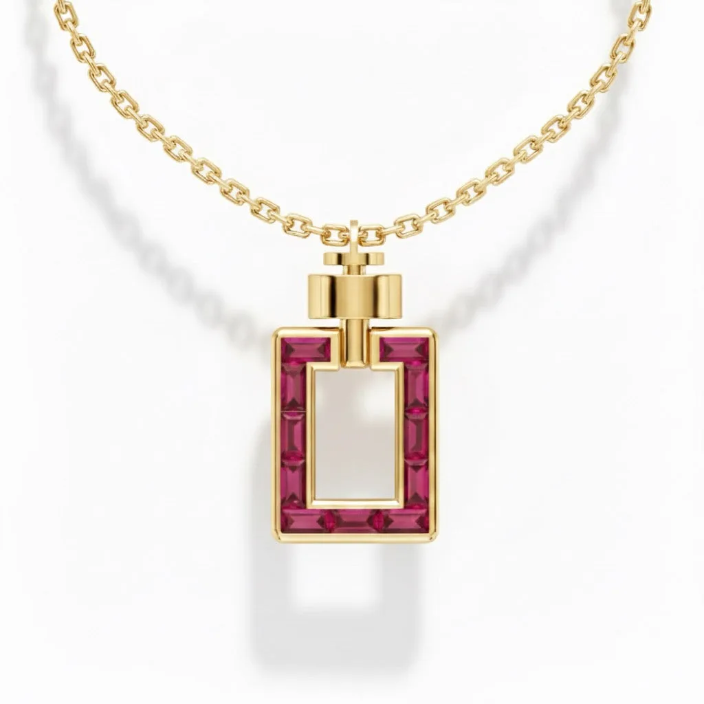 Magnum Opus XL Ruby 18-carat gold Pendant with Necklace – Viktor Alexander