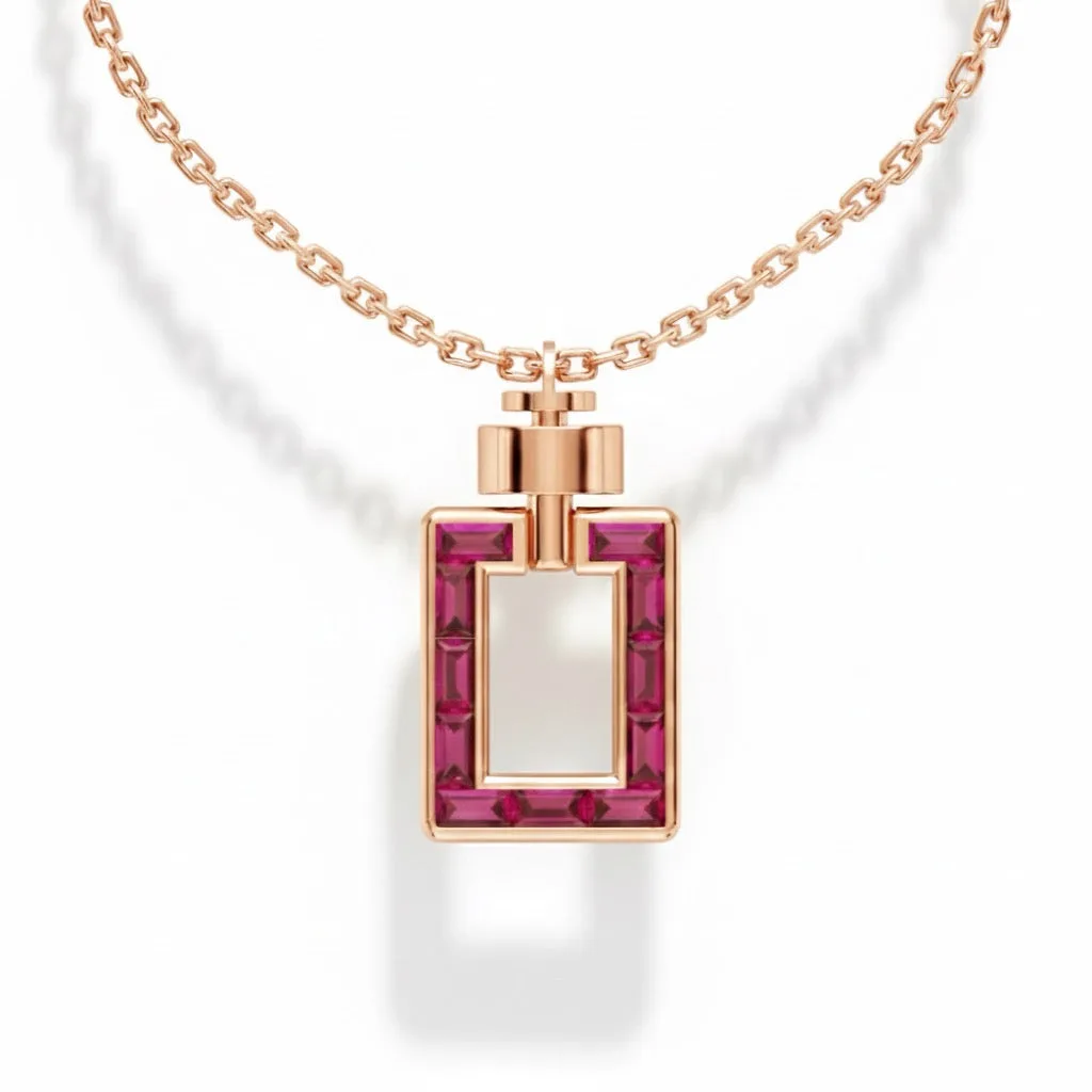 Magnum Opus XL Ruby 18-carat gold Pendant with Necklace, view 3 – Viktor Alexander