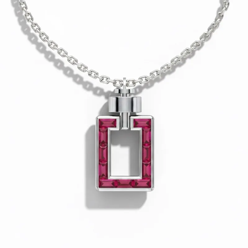 Magnum Opus XL Ruby in Platinum PT950 Necklace and Pendant