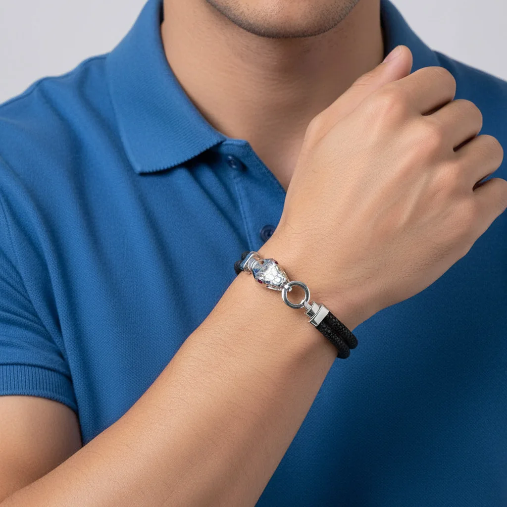 OPHIS REGALIA 925 SILVER BRACELET, view 7 – Viktor Alexander