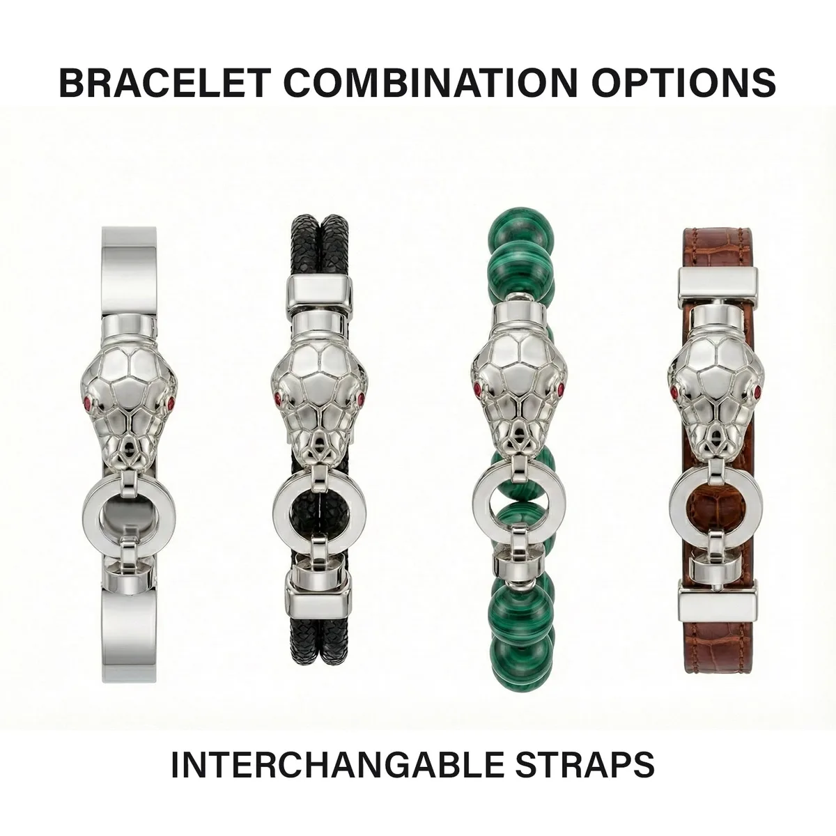 OPHIS REGALIA 925 SILVER BRACELET, view 8 – Viktor Alexander